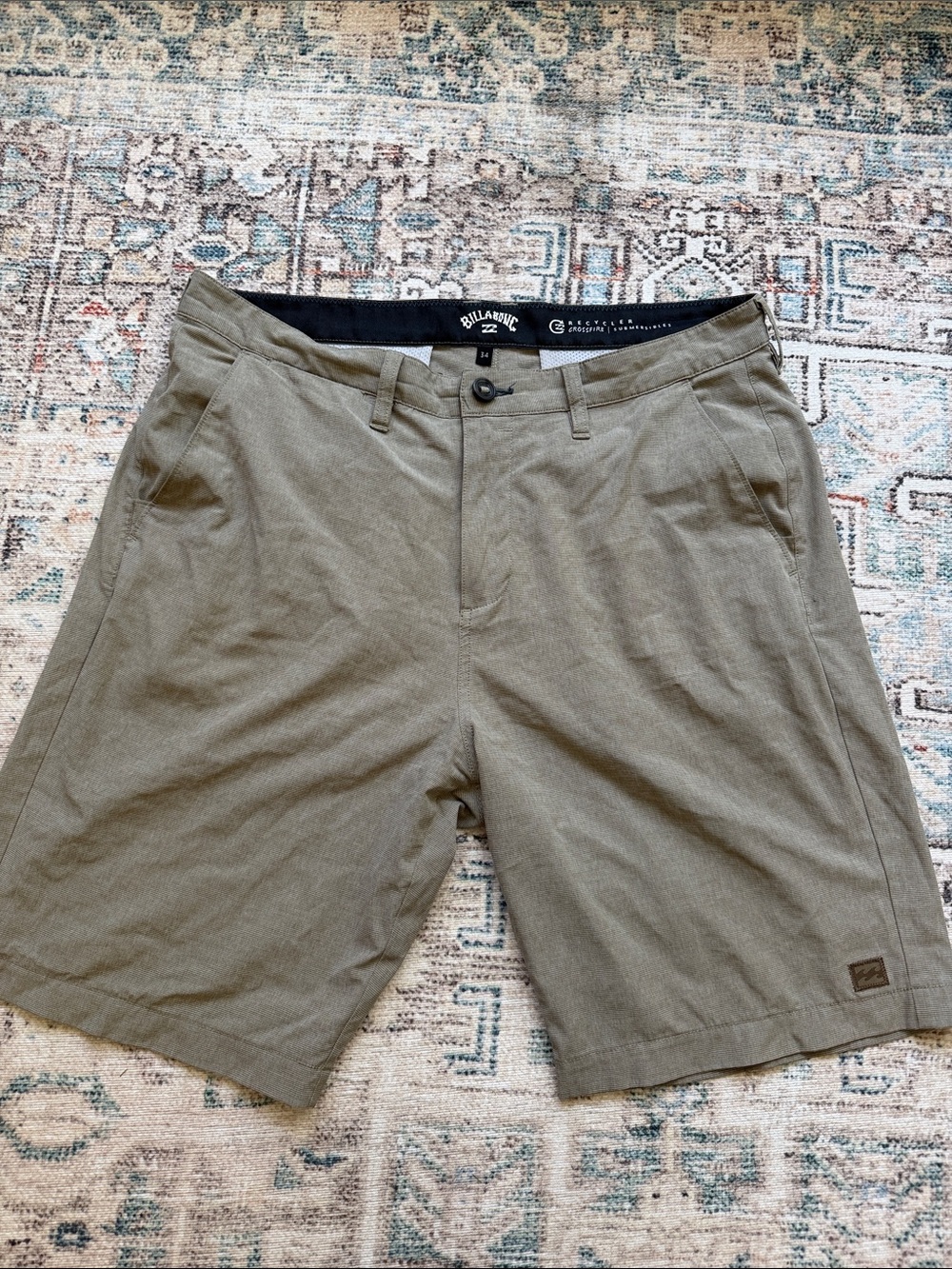 Billabong Recycler Crossfire Submersible Hybrid Shorts 32 Khaki